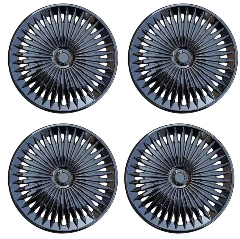 4pcs Universal Iron Steel Wheel Cover R15 Car Accessories Replacement Wheel Case -5