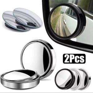 Blind Spot Mirror Safety Driving Wide-angle 360 Degree Adjustable 2 pcs