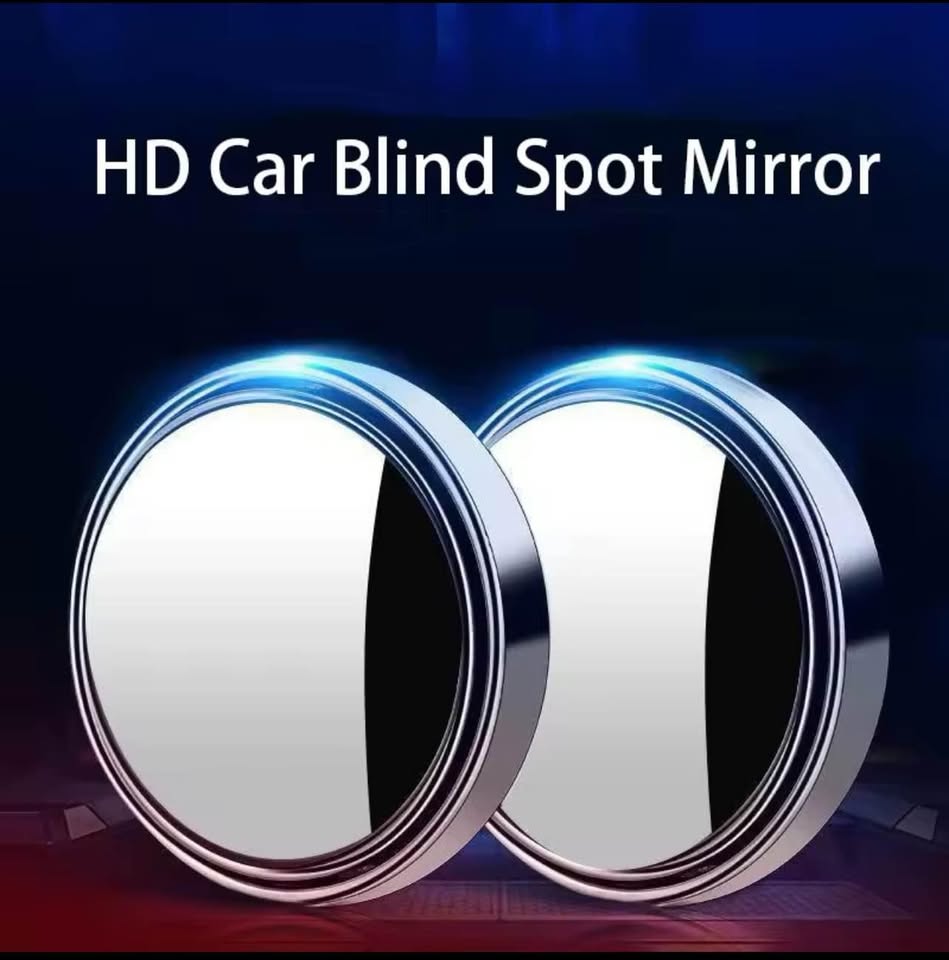 Blind Spot Mirror Safety Driving Wide-angle 360 Degree Adjustable 2 pcs - 4