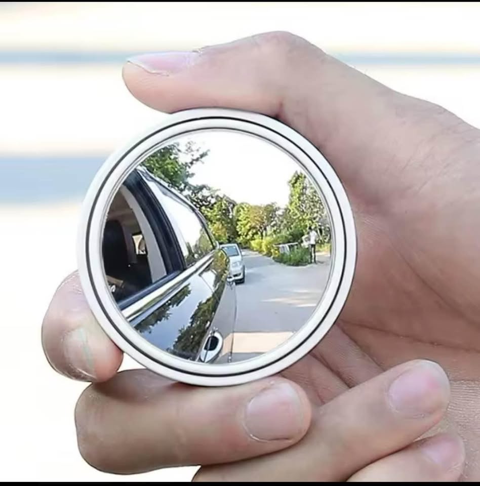 Blind Spot Mirror Safety Driving Wide-angle 360 Degree Adjustable 2 pcs - 7