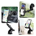 Car Phone Mount Long Arm Suction Cup Sucker Car Phone Holder Stand – 1