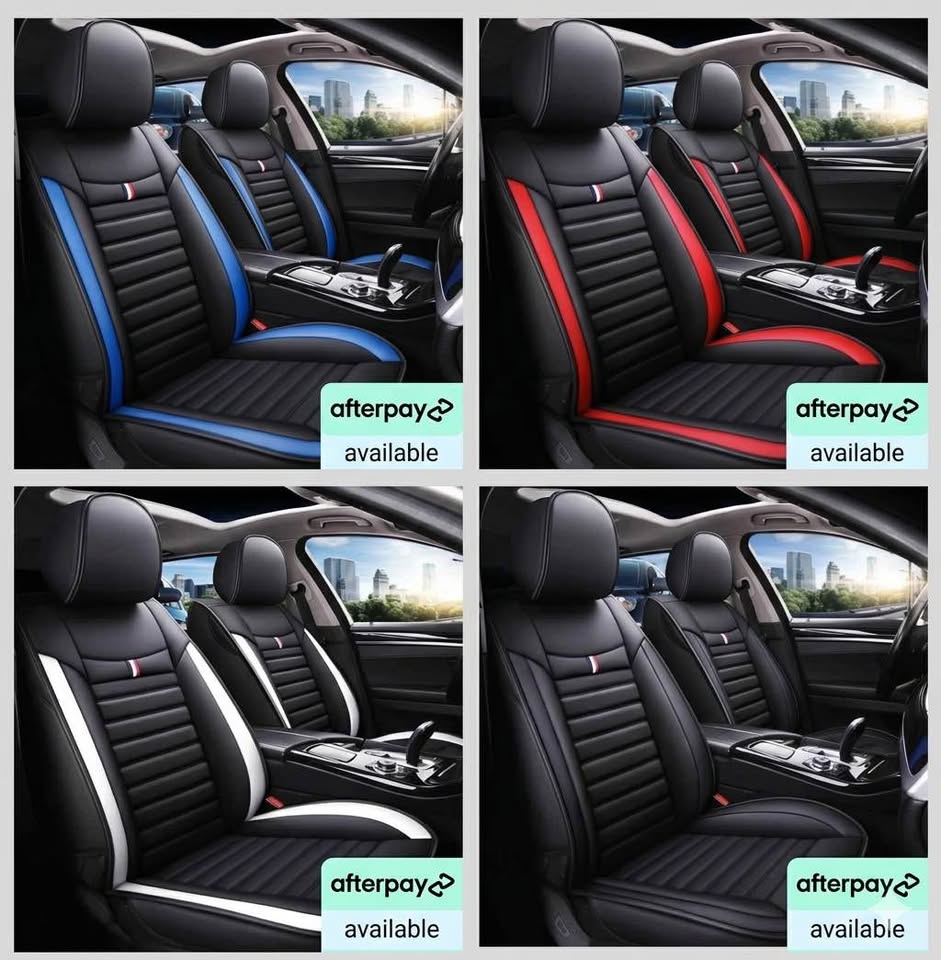 (FREE INSTALLATION)universal car seat covers full set front and back - 4