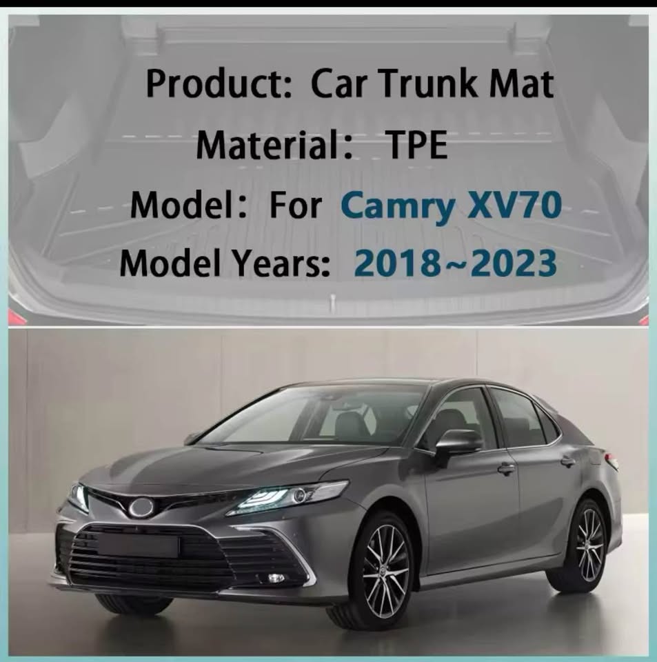 Toyota Camry Boot mats 18 to 23 - 3