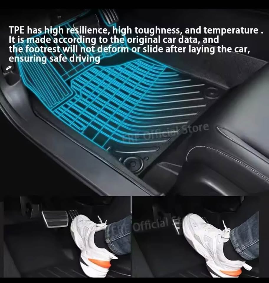 Toyota Hilux 3D customised floor mats - 3
