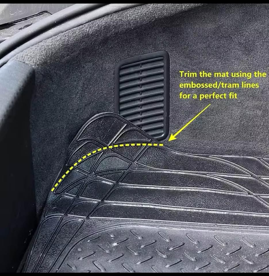 Universal car boot mats (Free installation) - 4