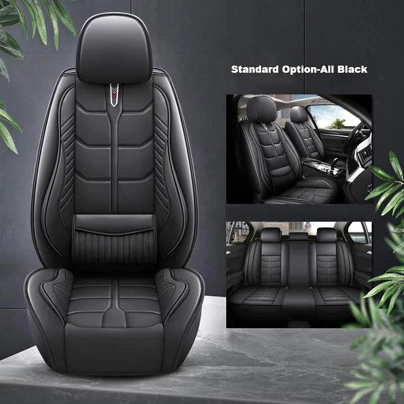 Universal car seat covers full set front and back nappa leather - 1