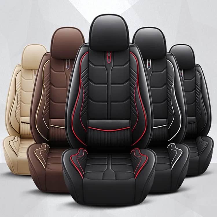 Universal car seat covers full set front and back nappa leather - 10
