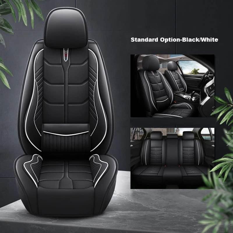Universal car seat covers full set front and back nappa leather - 2