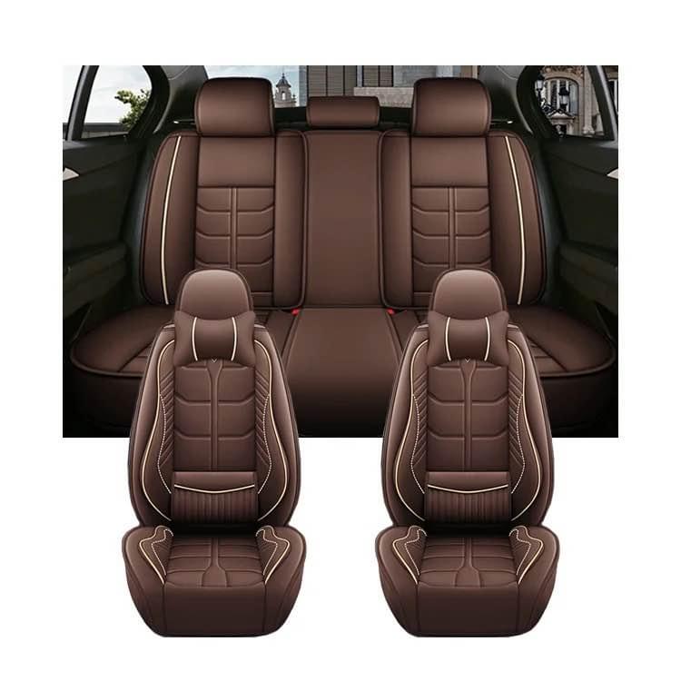 Universal car seat covers full set front and back nappa leather - 8