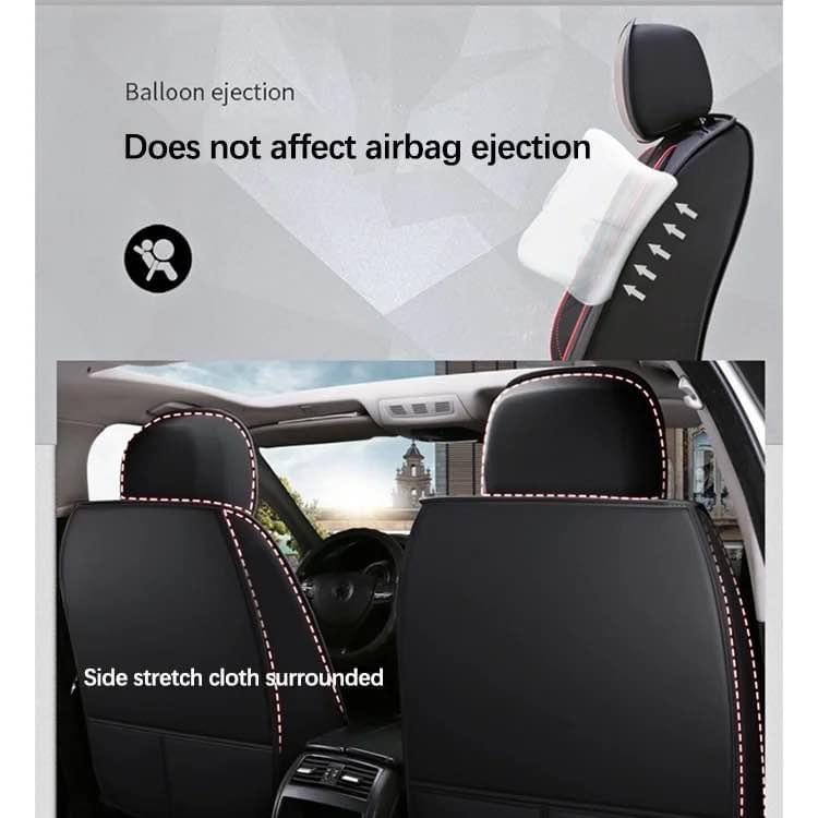 Universal car seat covers full set front and back nappa leather - 9