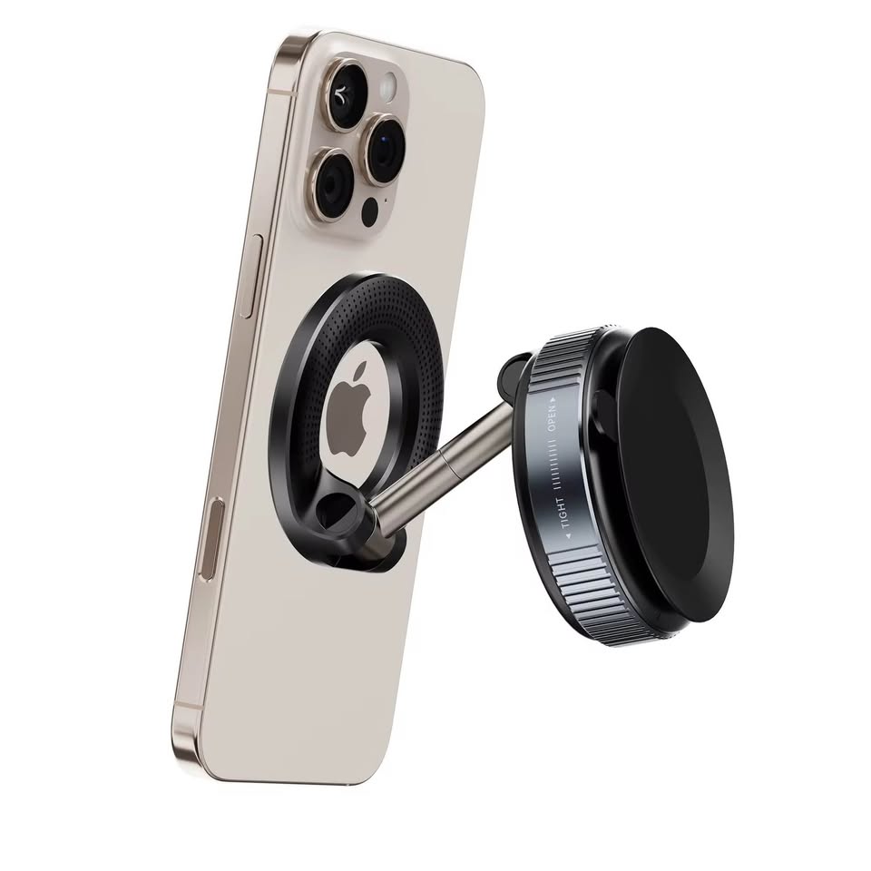 Vacuum Magnetic Car Phone Mount Strong Cup Car Foldable Phone Holder Retractable Navigation Stand - 10